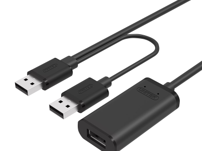 Unitek Y-278 USB2.0 USB-A Male to USB-A Female Active Extension Cable 10m
