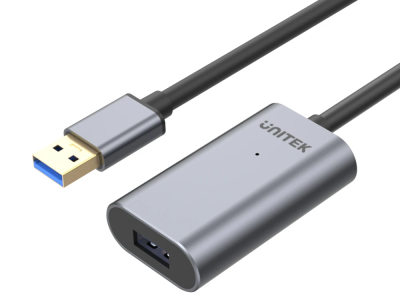 Unitek Y-3005 USB3.0 USB-A Active Aluminium Extension Cable 10m