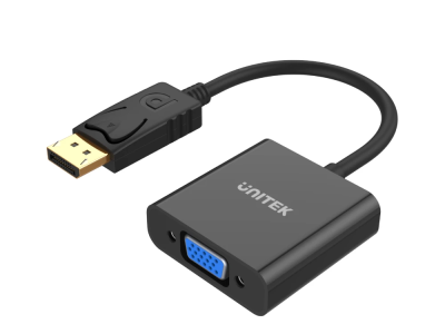 Unitek Y-5118E DisplayPort to VGA-Female Adaptor Black