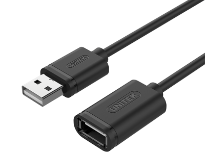 Unitek Y-C450GBK USB2.0 USB-A Male to USB-A Female Extension Cable 2m