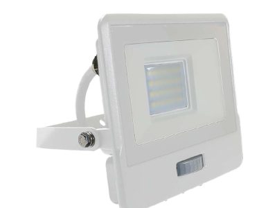 V-TAC PIR Sensor LED Floodlight 20W CW 6400K IP65 White 20297