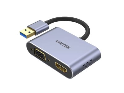 Unitek Converter USB-A 3.0 to HDMI/VGA V1304A