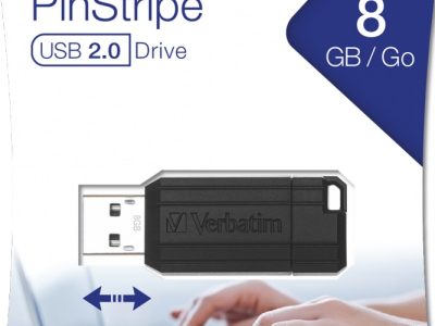 Verbatim USB Drive 2.0 Pinstripe 32GB Black