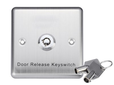 Zudsec Stainless Steel Door Release Button with Key ZDBT-801E