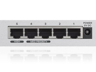 Zyxel SG 5-Port Gigabit Ethernet Switch with QoS Metal GS-105BV3