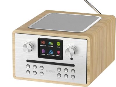 Majority Radio HOMERTON 2 FM,CD Player,BT,Spotify,USB Oak