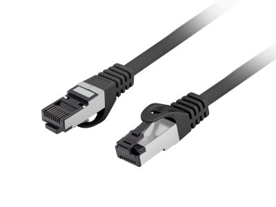 Lanberg Patch Cable CAT8.1 S/FTP CU LSZH 1.0m Black