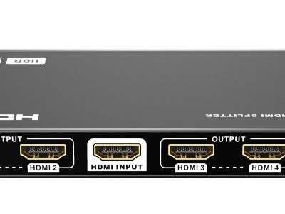 Lenkeng HDMI Splitter 2.0 4K60Hz Scaler 1×4 LKV314HDR-V3.0