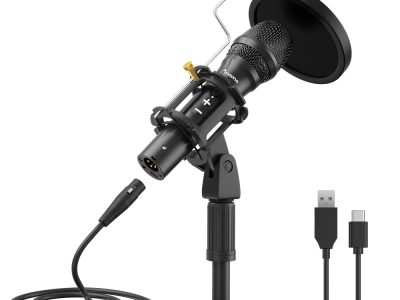 Maono Microphone Desktop Dynamic USB/XLR HD300T