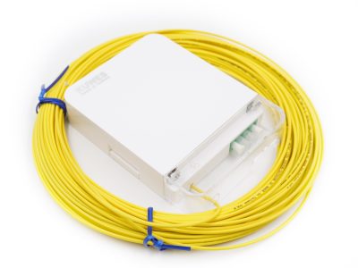 Kuwes Pre-Terminated Fiber Optic Outlet LC/APC SM Bag 20m