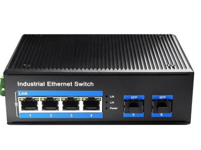 Cudy Switch Gigabit Ethernet 4-Ports + 2SFP Industrial IG1004S2