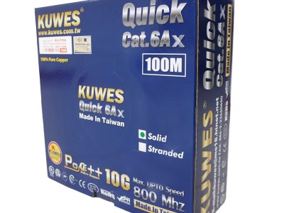 Kuwes CAT6A UTP Pure Copper Indoor 100m Grey