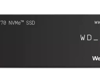 Western Digital SN770 M.2 NVMe Gen4 500GB SSD Black WDS500G3X0E