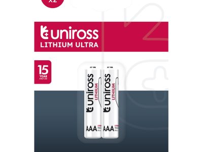 Uniross Lithium AAA Battery (2pack)