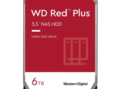 Western Digital HDD 3.5” RED PLUS NAS 6TB WD60EFPX