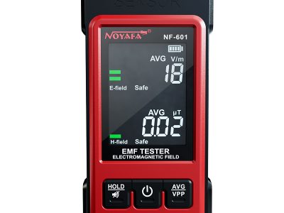 Noyafa NF-601 Portable Electromagnetic Radiation Detector for Real-time Monitoring and Over-threshold Automatic Audio-Visual Alarm