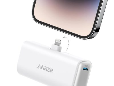 Anker Mobile Powerbank 5000 621 Built-In Lightning Connector White