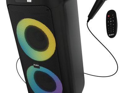 Majority P300 Portable Karaoke Speaker 300W Bluetooth USB FM Wired Mic